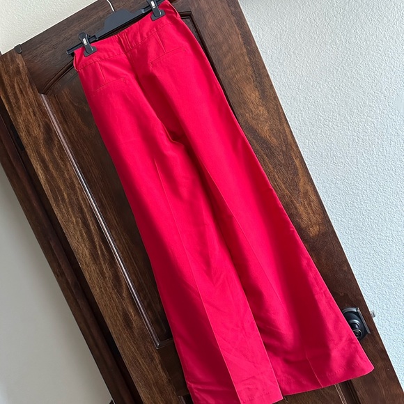 Kardashians Kollection Spring 2012 High Waist Wide Leg Red Pants - Picture 7 of 10
